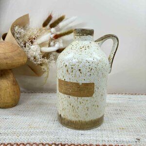 Rogers Collection | Pottery Jug | Canadian Pottery | #1095 Beige Speckled Antiqu